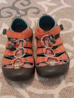 Keen Kids Orange and Teal Closed-Toe Sandals